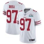 San Francisco 49ers #97 Nick Bosa White Super Bowl LIV Vaper Untouchable Limited Stitched Jersey