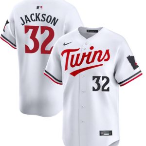 Minnesota Twins #32 Jay Jackson White 2024 Home Limited Cool Base Stitched Jersey