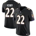 Baltimore Ravens #22 Derrick Henry Black Vapor Limited Jersey