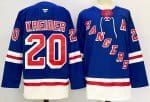 New York Rangers #20 Chris Kreider Royal 2024-25 Home With A Patch Stitched Jersey