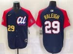 American League #29 Cal Raleigh Navy Red Alternate 2025 All-Star Edition Limited Stitched Jersey