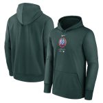 Colorado Rockies Green Collection Practice Performance Pullover Hoodie