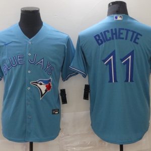 Blue Jays #11 Bo Bichette Blue Cool Base Stitched Jersey