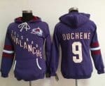 Colorado Avalanche #9 Lanny McDonald Purple Old Time Heidi NHL Hoodie