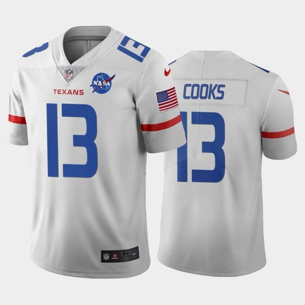 Houston Texans #13 Brandin Cooks White Stitched Jersey