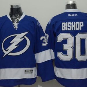 Lightning #30 Ben Bishop Blue Stitched Jersey