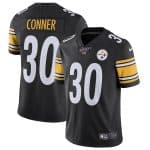 Pittsburgh Steelers 100th #30 James Conner Black Stitched Vapor Untouchable Limited Jersey