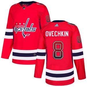 Washington Capitals #8 Alex Ovechkin Red Drift Fashion Stitched Jersey