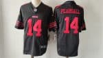San Francisco 49ers #14 Ricky Pearsall Black 2024 Draft F.U.S.E. Vapor Untouchable Limited Stitched Jersey