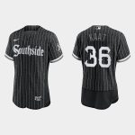 Chicago White Sox #36 Jim Kaat Black 2021 City Connect Replica Flex Base Stitched Jersey