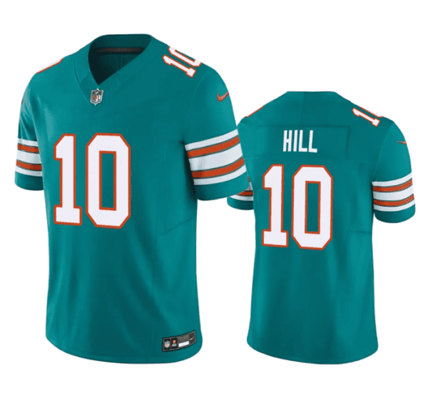 Miami Dolphins #10 Tyreek Hill Aqua 2023 F.U.S.E Vapor Limited Stitched Jersey