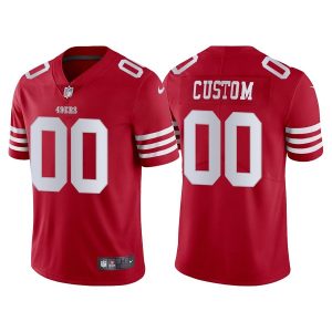 San Francisco 49ers ACTIVE PLAYER Custom New Red Vapor Untouchable Limited Stitched Jersey