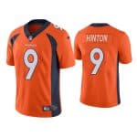 Denver Broncos #9 Kendall Hinton Orange Vapor Untouchable Limited Stitched Jersey