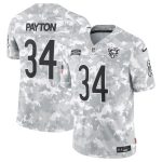 Chicago Bears #34 Walter Payton Arctic Camo 2024 F.U.S.E. Salute To Service Limited Stitched Jersey