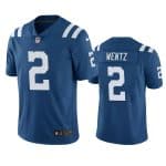 Indianapolis Colts #2 Carson Wentz Blue Vapor Untouchable Limited Stitched Jersey