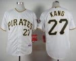 Pirates #27 Jung-Ho Kang White Cool Base Stitched Jersey