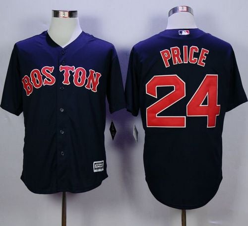 Red Sox #24 David Price Navy Blue New Cool Base Stitched Jersey