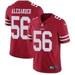 San Francisco 49ers #56 Kwon Alexander Red Vapor Untouchable Limited Stitched Jersey