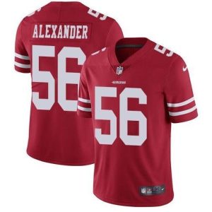 San Francisco 49ers #56 Kwon Alexander Red Vapor Untouchable Limited Stitched Jersey