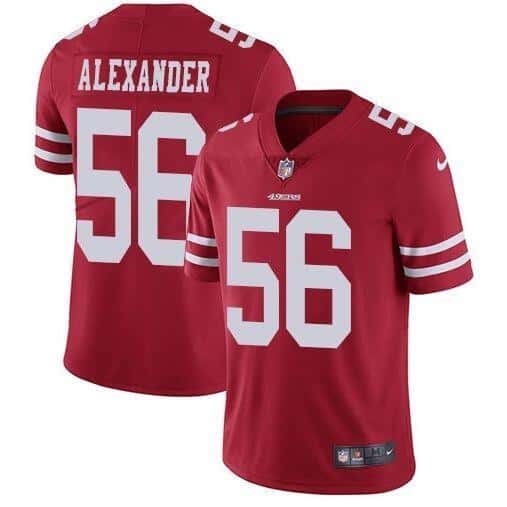 San Francisco 49ers #56 Kwon Alexander Red Vapor Untouchable Limited Stitched Jersey