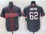 Tampa Bay Buccaneers #62 Graham Barton Gray Cool Base Stitched Jersey