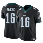Philadelphia Eagles #16 Tanner McKee Black F.U.S.E. Vapor Untouchable Limited Stitched Jersey