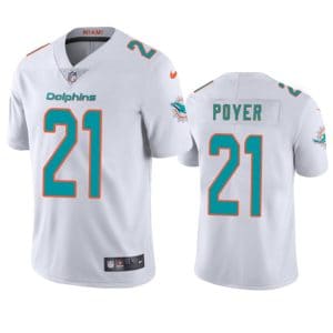 Miami Dolphins #21 Jordan Poyer White Vapor Limited Stitched Jersey