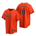 Baltimore Orioles #8 Cal Ripken Jr. Orange Cool Base Stitched Jersey