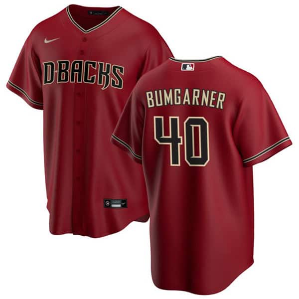 Arizona Diamondbacks #40 Madison Bumgarner Red Cool Base Stitched Jersey