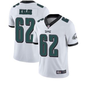 Philadelphia Eagles #62 Jason Kelce White Vapor Untouchable Limited Stitched Jersey