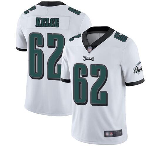 Philadelphia Eagles #62 Jason Kelce White Vapor Untouchable Limited Stitched Jersey