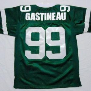 Mitchell And Ness Jets #99 Mark Gastineau Green Stitched Throwback Jersey