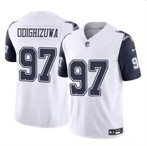 Dallas Cowboys #97 Osa Odighizuwa White F.U.S.E Vapor Untouchable Limited Stitched Jersey
