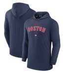 Boston Red Sox Navy Dri-FIT Early Work Pullover Hoodie