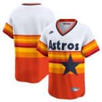 Houston Astros White Throwback Cooperstown Collection Limited Stitched Jersey