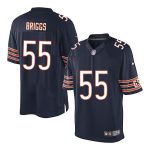 Chicago Bears #55 Lance Briggs Navy Stitched Jersey