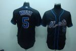 Mets #5 David Wright Stitched Black Jersey