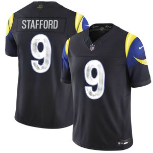 Los Angeles Rams #9 Matthew Stafford Black 2025 F.U.S.E. ¡°Rivalries¡± Vapor Limited Football Stitched Jersey