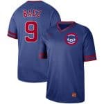 Chicago Cubs #9 Javier Baez Royal Cooperstown Collection Legend Stitched Jersey