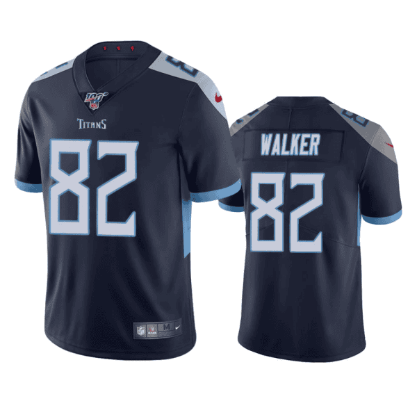 Tennessee Titans #82 Delanie Walker Navy 2019 100th Season Vapor Untouchable Limited Stitched Jersey