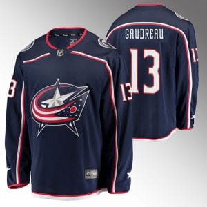Columbus Blue Jackets #13 Johnny Gaudreau 2022-23 Navy Stitched Jersey