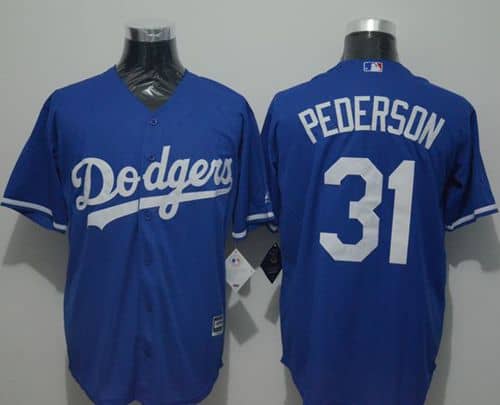 Dodgers #31 Joc Pederson Blue New Cool Base Stitched Jersey