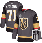 Vegas Golden Knights #71 William Karlsson Gray 2023 Stanley Cup Final Stitched Jersey