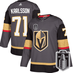 Vegas Golden Knights #71 William Karlsson Gray 2023 Stanley Cup Final Stitched Jersey
