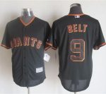 Giants #9 Brandon Belt Black New Cool Base Stitched Jersey