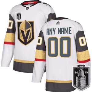 Vegas Golden Knights Customized White 2023 Stanley Cup Final Stitched Jersey