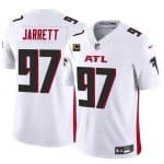 Atlanta Falcons #97 Grady Jarrett White 2024 F.U.S.E With 4-Star C Patch Vapor Untouchable Limited Stitched Jersey