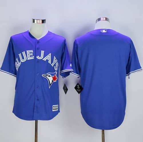 Blue Jays Blank Blue New Cool Base Stitched Jersey