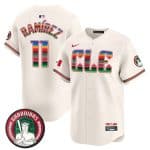Cleveland Guardians #11 Jos¨¦ Ram¨ªrez Cream Mexico Vapor Premier Limited Stitched Jersey
