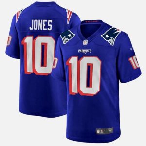 New England Patriots #10 Mac Jones Royal Stitched Jersey